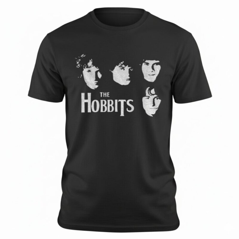 The Hobbits Funny Lord of the Rings Parody Band Unisex T Shirt 90